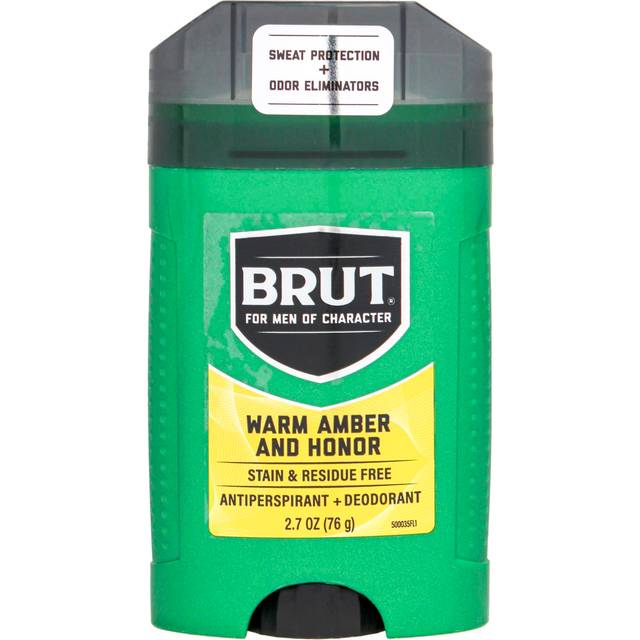 Warm Amber and Honor Antiperspirant Deodorant by Brut for Men - 2.7 oz Deodorant Stick