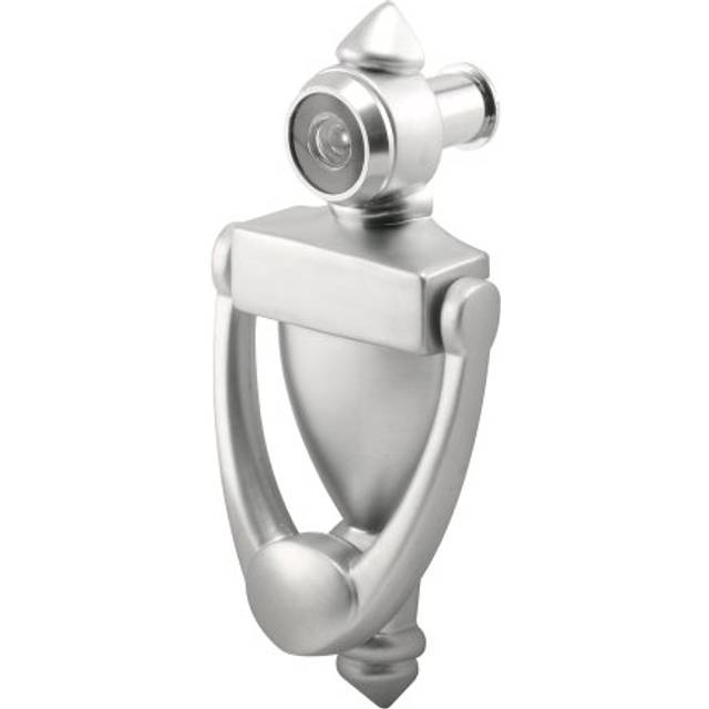 Prime-Line MP10327 Door Knocker and Viewer  9/16 In. Bore  180-Degree View Angle (Single Pack)