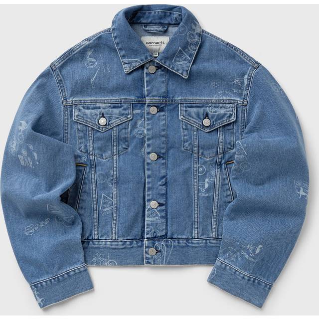 Carhartt WIP Stamp Jacka - stamp print/blue - XS
