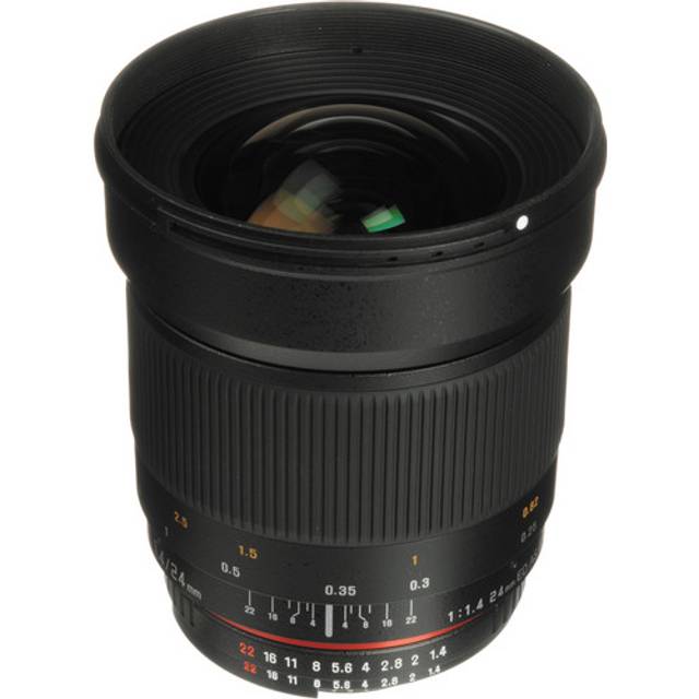 SAMYANG single focus wide angle lens 24mm F1.4 nikon For AE Full size compatible