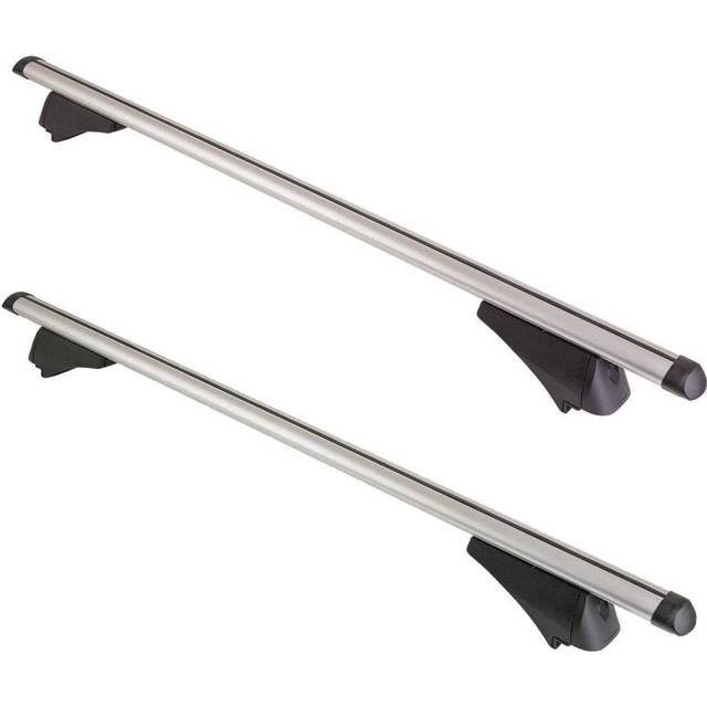 Summit SUM-005 Value Aluminium Locking Roof Bars 135cm, Flush Rails