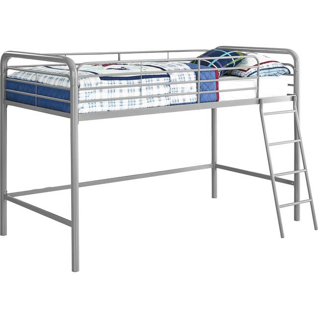 Dorel Single Midsleeper Bunk Bed Silver/Grey, Silver