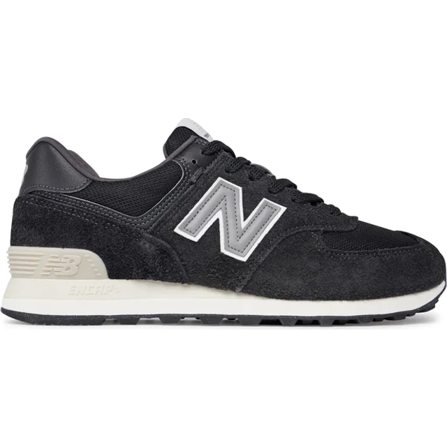Balance 574 Unisex Black Grey Casual Trainers - 4 Uk