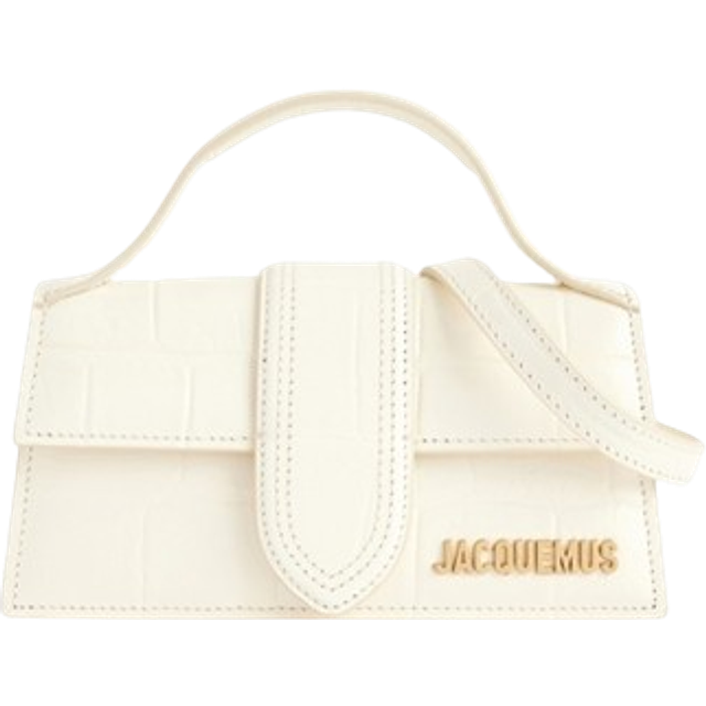 Jacquemus Light Ivory Le Bambino Leather Shoulder Bag - LIGHT IVORY