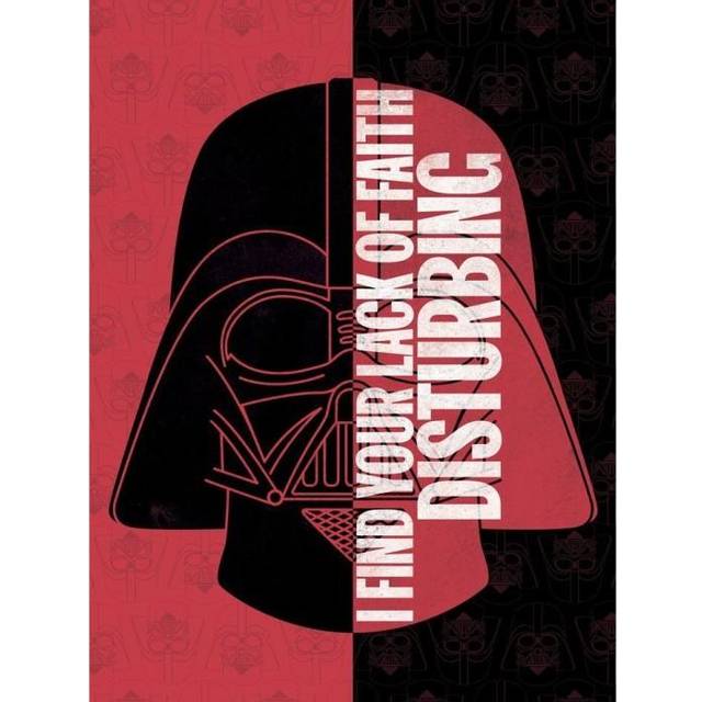 Star Wars Half Quote Canvas Print