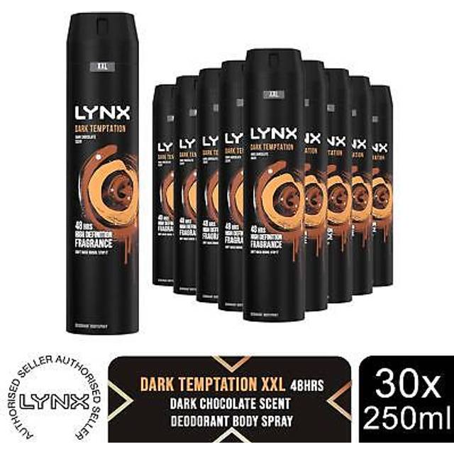XXL Dark Temptation High Definition 'Body Spray' Deo,6x250ml - Brown - One Size