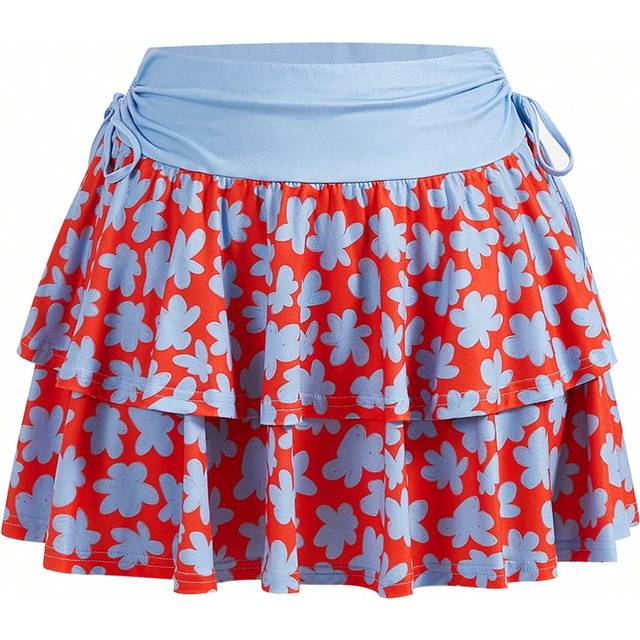SHEIN Artist Casual Printed Mini Skirt For Women, Holiday, Party, Vacation, Spring, Beach, Festival, Ibiza Fits, Western Wear