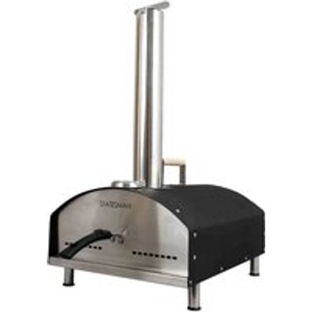 Statesman SKPO0W13SS Black 13 inch Wood Pizza Oven - 49 x 57 x 26.5cm
