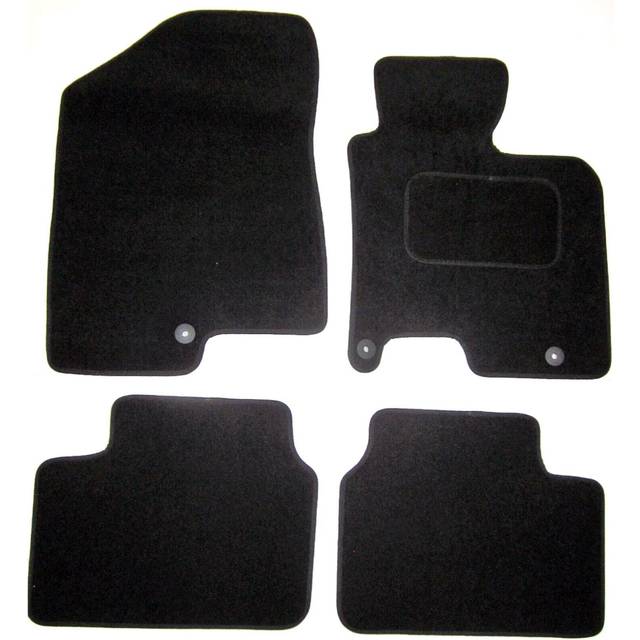 Fits hyundai i30 tailored car floor mats 2012 to 2017 4pc carpet set black