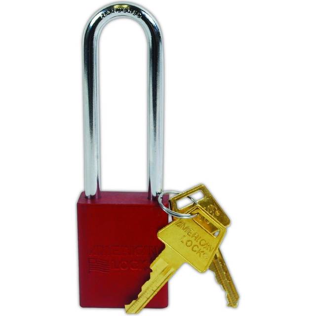 American Lock A1107RED Safety Lock-Out Padlock  Aluminum  Red  ?ne ???k