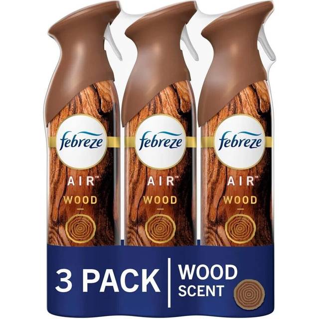 Febreze Air Effects Wood Scent Air Freshener  8.8 oz. Can  Pack of 3