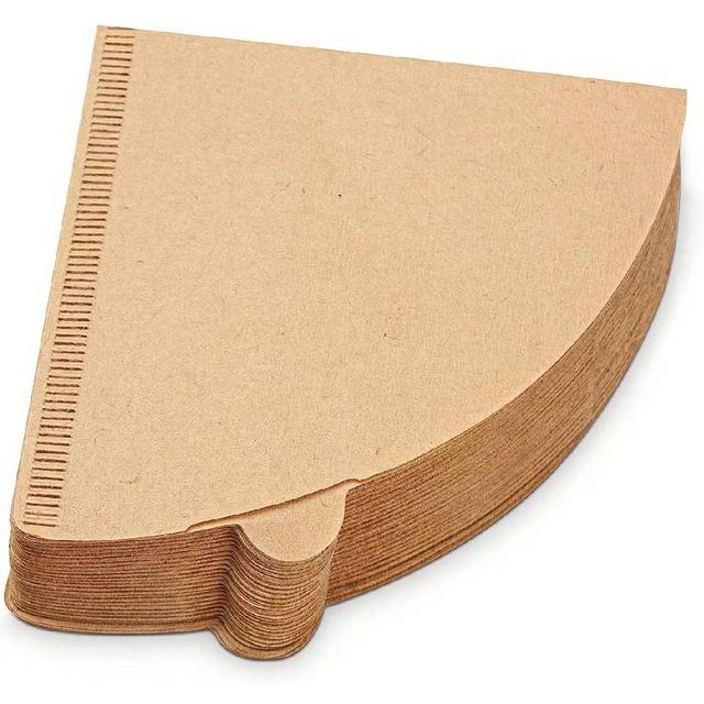 choxila 40pcs/100pcs/200pcs Coffee Filter, V-Shaped Coffee Filter Paper, Unbleached Natural Paper Filter, Disposable Coffee Tea Filters For Pour Over And Drip