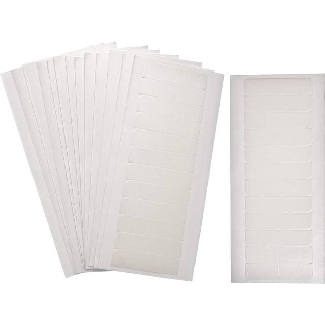 180 Pieces Hair Extension Tape Tabs Double Sided Extension Tapes for Replacement  4 x 0.8 cm white