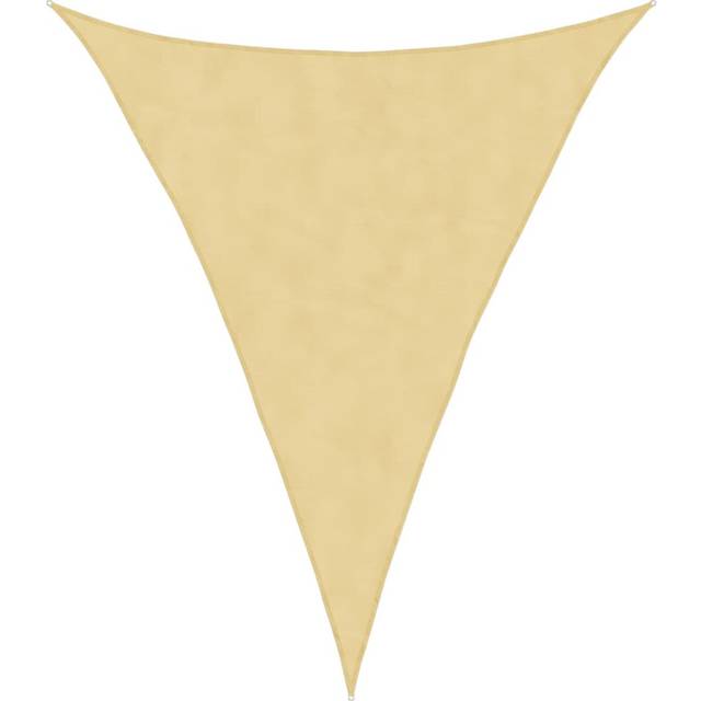 vidaXL Sun Shade Sail Sand 4x5x5 m 100% Polyester Oxford - Yellow