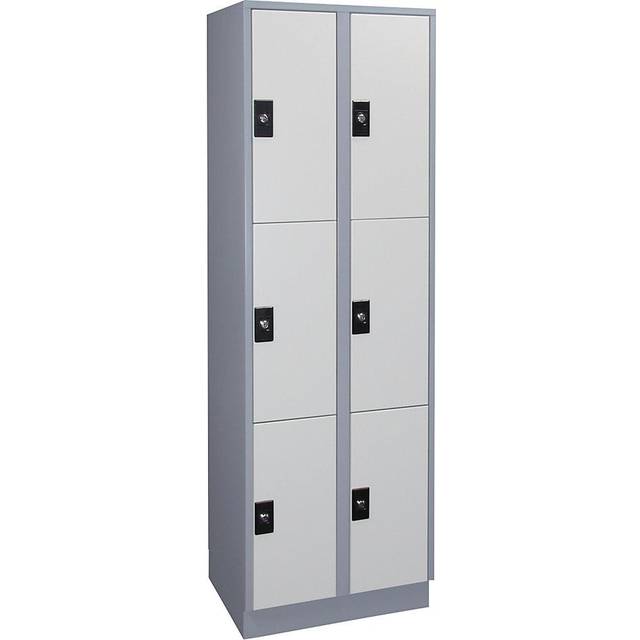 Wolf 2 compartments, 2 compartments, silver grey / light grey - light grey RAL 7035