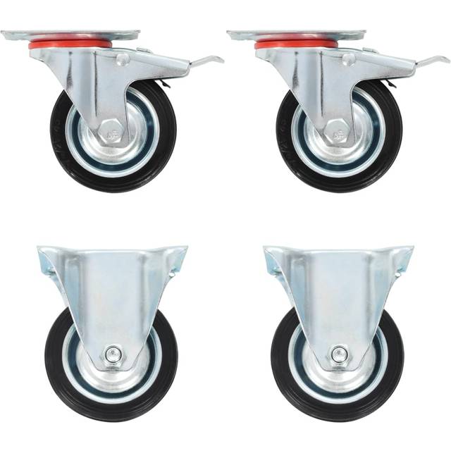 vidaXL Casters 4 pcs 75 mm