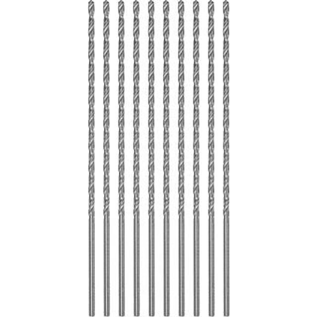 10pcs extra long drill bits, 2mm hss high speed steel drill bit 100mm length
