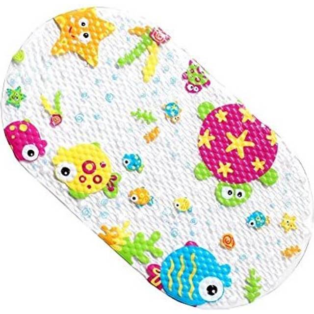 Top-Spring Kids Bath Mat Non Slip Kids Bathtub Mat Shower Mat 69 x 39CM (Ocean)