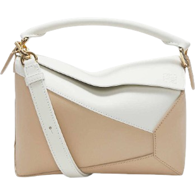 Loewe Small Shoulder Bag 'Puzzle Edge' - Beige - U