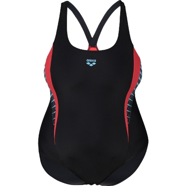 Women's 1-piece swimsuit Arena Threefold V Plus R - Noir