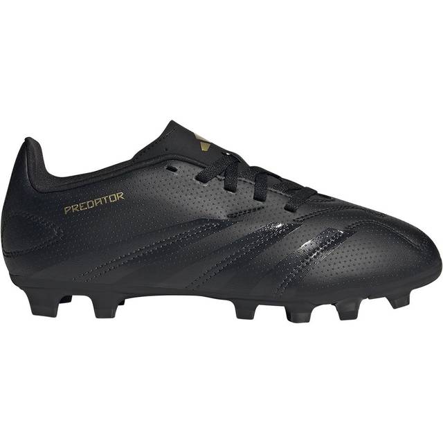 adidas Unisex – Barn PREDATOR CLUB J Football boots Flexible Ground, Core Black/Carbon/Gold Metallic, 28 1/2 EU