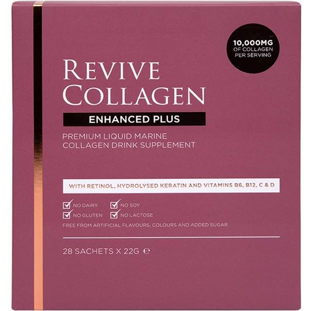 Revive Collagen Enhanced Plus Premium Liquid Marine Collagen Drink 10,000mgs 28 Sachets