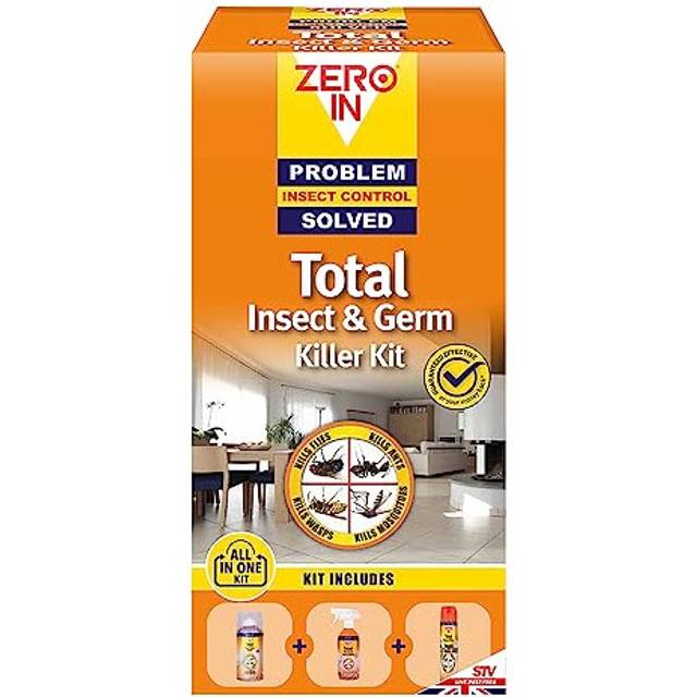 All-In-One Total Insect & Germ Killer Kit. Long-lasting Control, Prevent Reinfestations. Value Kit Includes Insect Killer Bomb - 150 ml; Insect & Germ