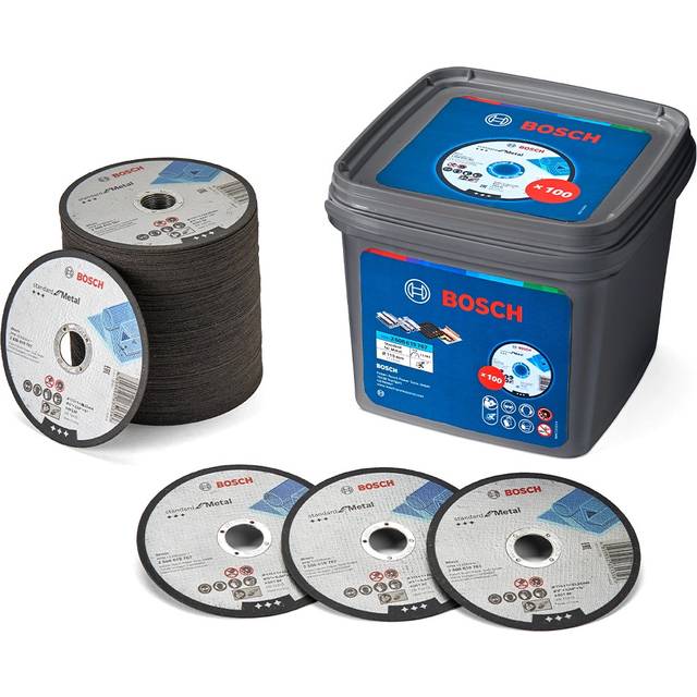 115mm Thin Slit Cutting Discs 1mm Wheel Metal Steel Stainless Sheet x100 - Bosch