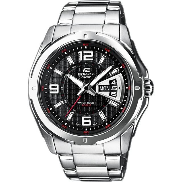Casio Edifice Mens Watch EF129D  Black  One Size  Bracelet