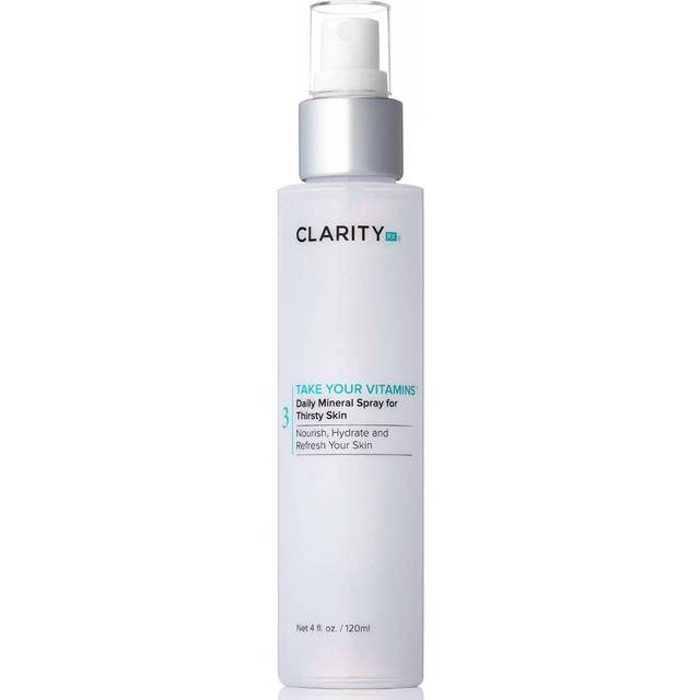 ClarityRx Take Your Vitamins Daily Mineral Spray for Dry Skin  Natural Plant-Based Moisturizing Face & Body Mist for All Skin Types (4 fl oz)