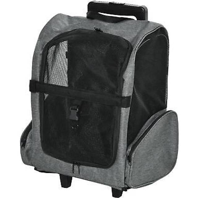 PawHut Pet Travel Backpack Bag Cat Puppy Dog Carrier w/ Trolley and Telescopic