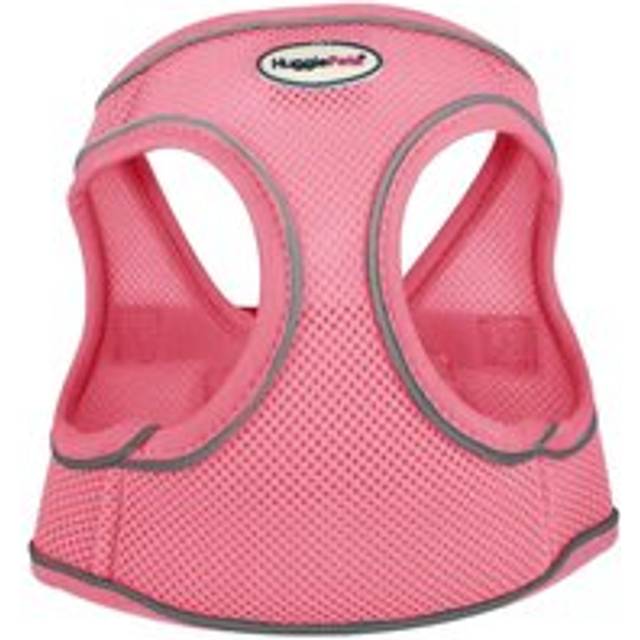 HugglePets Step In Air Mesh Dog Harness Medium Pink, Pink