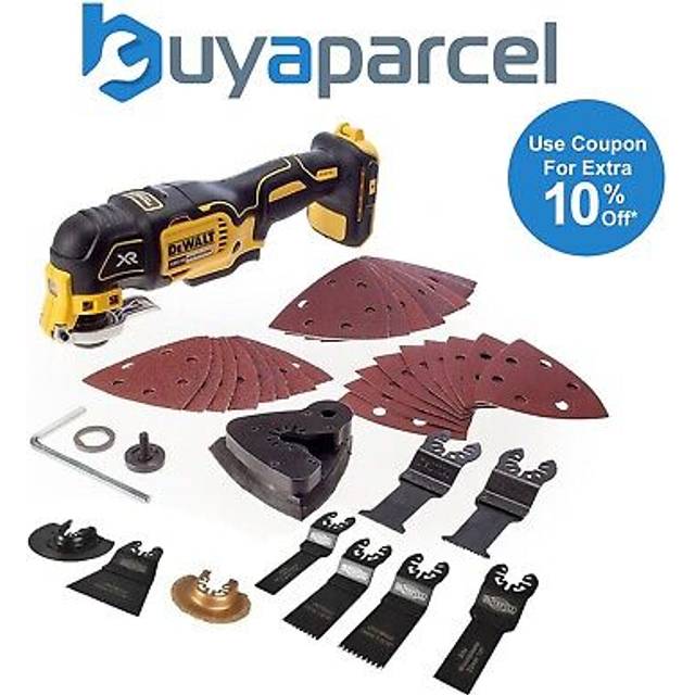 Dewalt DCS355N 18v XR Brushless Oscillating Multi Tool Bare + 36 Accessories