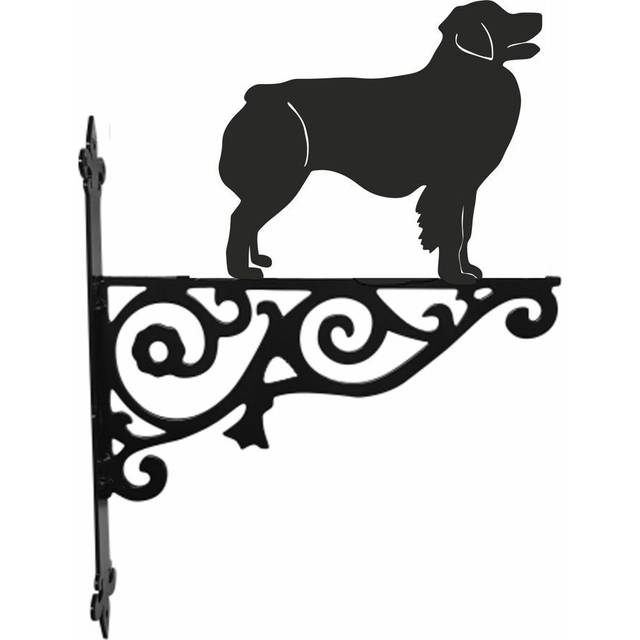 Australian Shepherd Dog Ornamental Bracket (375cm H X 300cm W X 3cm D)