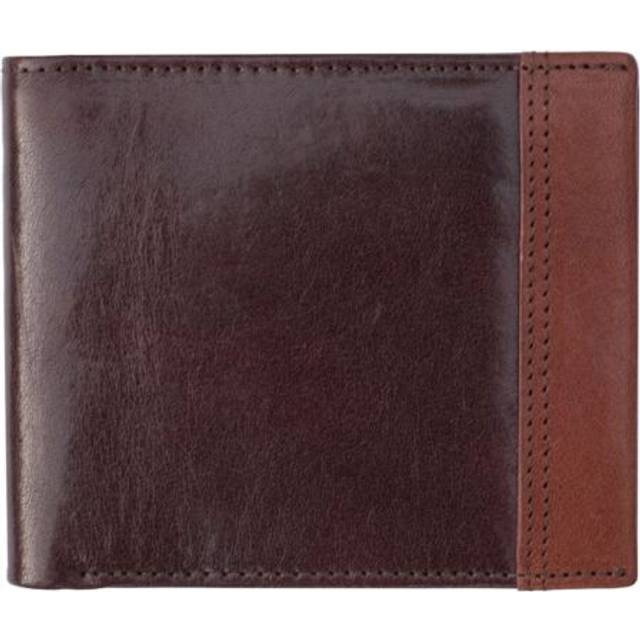 Wombat artisan men's luxury brown italian leather wallet designer bifold sale