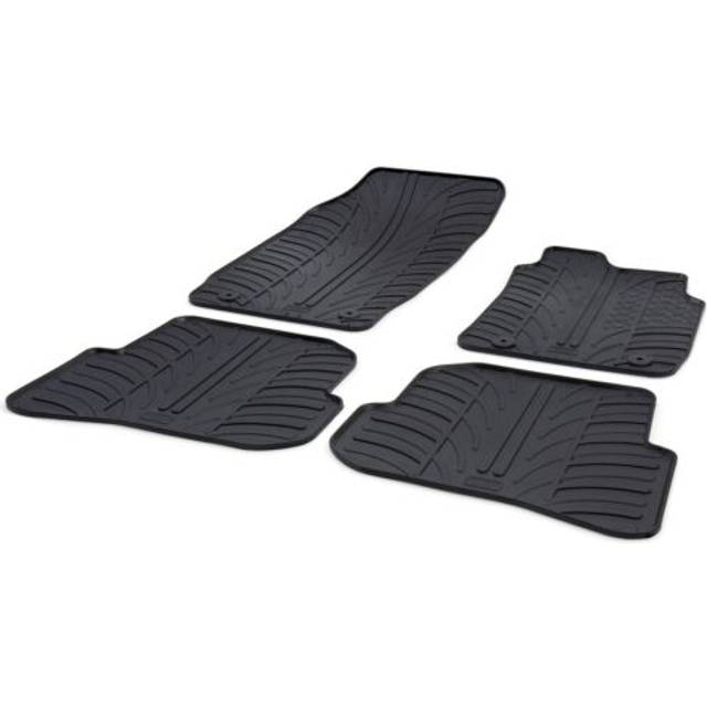 Car Mats for Audi A1 Sportback Mk.1 (5 Door) 2010 - 2018 | Gledring Custom-Fit Black Rubber Floor Mat Set