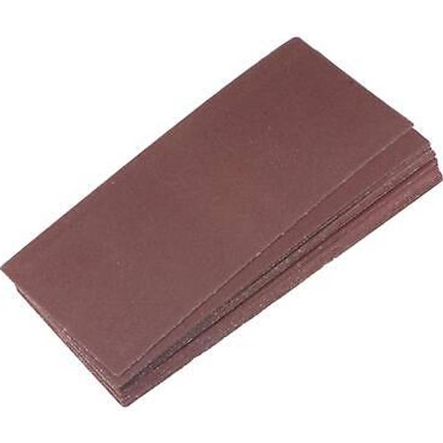 20pcs 120 Grit Sandpapers 9x3.7 Aluminum Oxide Sanding Sheets For Hand Sander