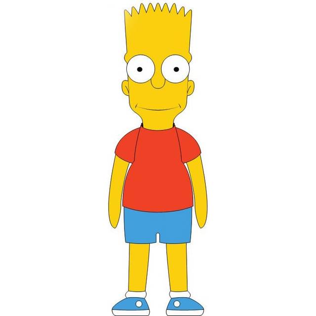 The Simpsons Shelf Talkers Bart Simpson Talking Doll
