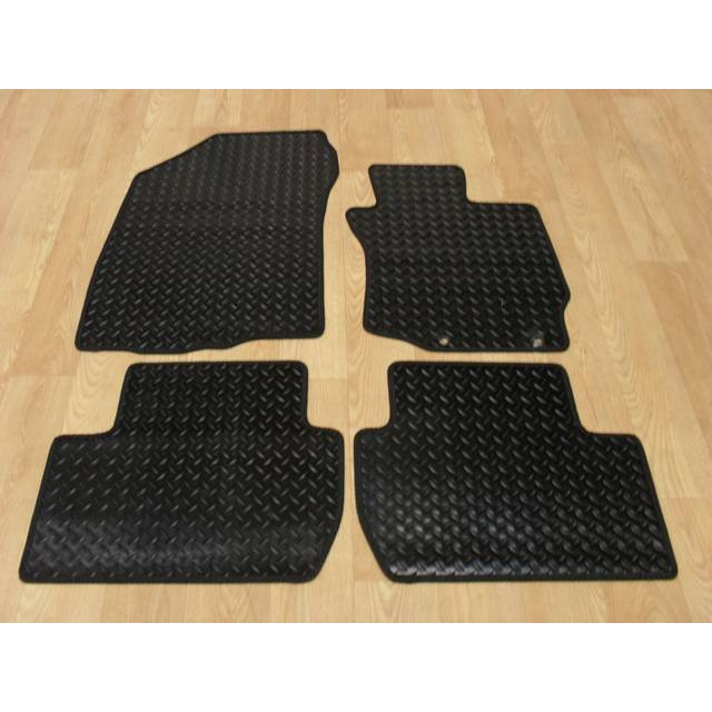 Car mats for vw touareg 2012-17 tailored fit rubber car mat set black vw round