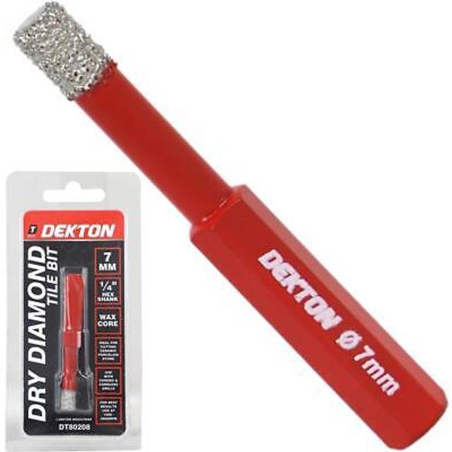Dekton 7.0mm brazed diamond hole drill tile porcelain marble cutting bit 1/4"