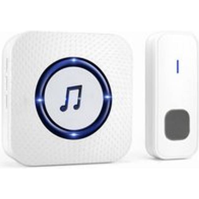 Alwaysh - Wireless Doorbell, 300M Waterproof Door Bell Electronic Chime, Chime Kit with Plug-in Receivers, 55 Melodies at 5 Volume Levels