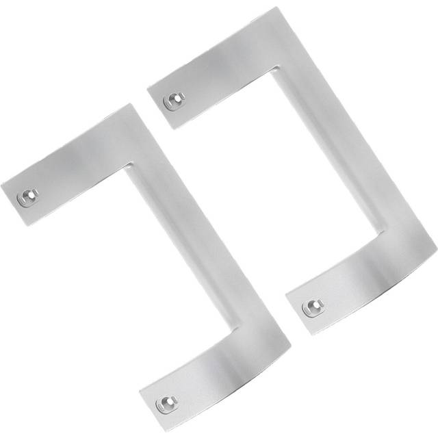 2 x genuine beko fridge freezer silver grab door handles cxf5104b cxf5104s