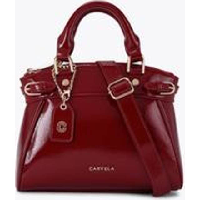 Carvela Women's Tote Bag Red Patent Valentina