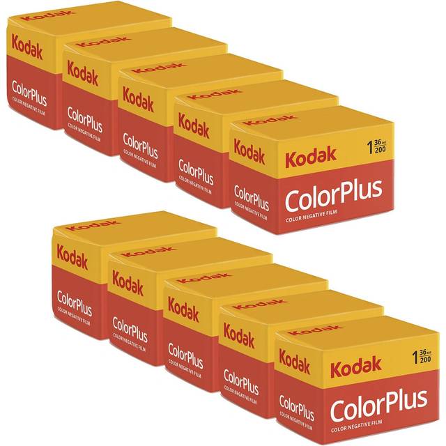 Kodak Color Plus 200 135 Film 36 Exposure (Pack of 10)