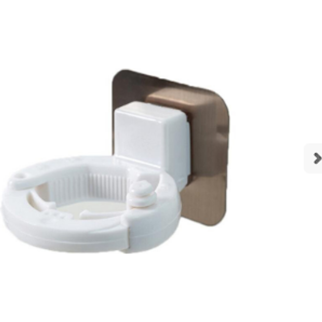 (a-01 1pc) Plastic Self-adhesive Wall Mounted Hook Holder Traceless Shampoo Bottle Shelf Bathroom Accessories Rack Hanging Rack Organizer