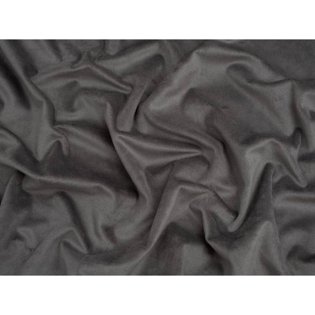 Minerva Core Range Super Soft Plush Fleece Fabric Dark Grey