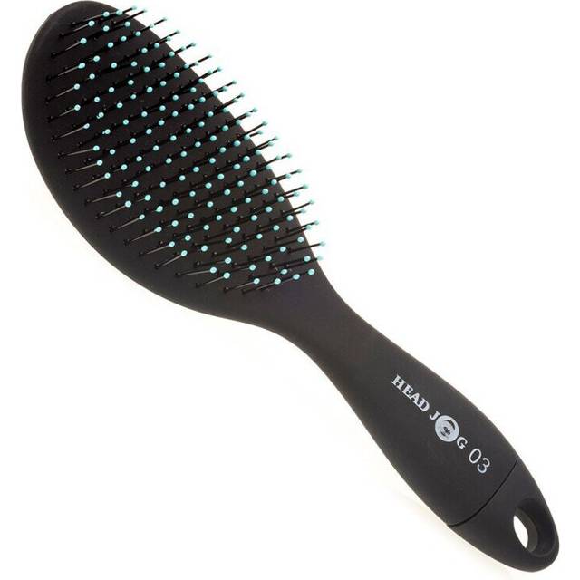 Head Jog 03 Oval Paddle Brush Black