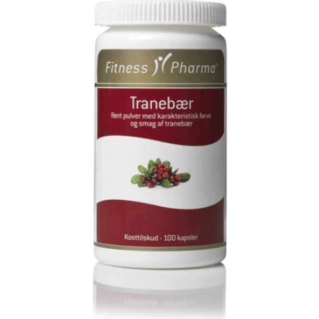 Fitness Pharma Tranbärskapslar - 100 kapslar