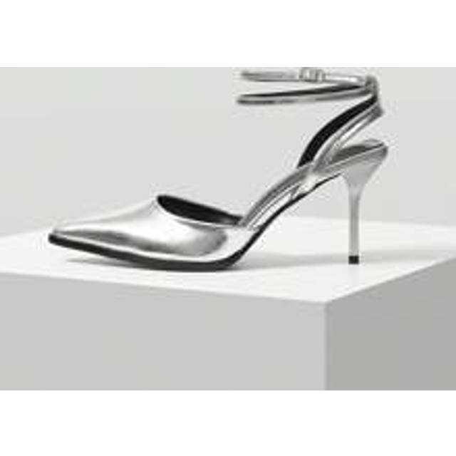KVINNOR STILETTOHELS SEMESTERSKOR, FÖR SOMMARNA HALLOWEEN NYÅRSSEmester, VÅRSKO, VÅRLOV PÅSKBALKLAOR - Silver (EUR36,EUR37,EUR38,EUR39,EUR40,EUR41)