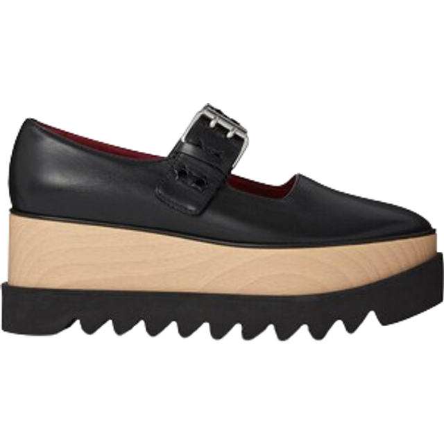 Stella McCartney Black Elyse Star-Studded Loafers - 1000 BLACK - IT 40.5